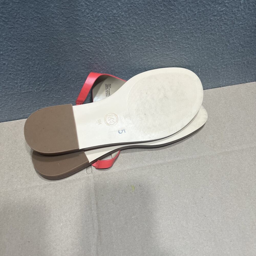 Michael Kors Daniella Thong Sandals Red Size 9M Mint Condition - Picture 8 of 11